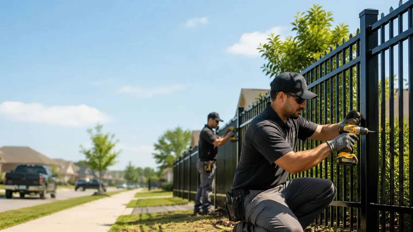 Metal Fence Installation in Westbrook, ME
